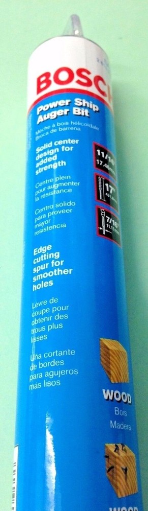 Bosch SA2008 11/16" x 17" Power Ship Auger Bit