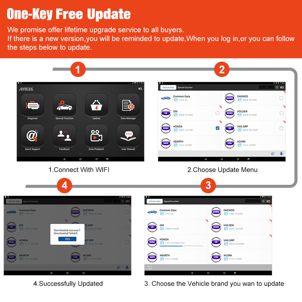 ANCEL X6 Full System Car OBD2 Scanner Bidirectional Diagnostic Tool Code Reader