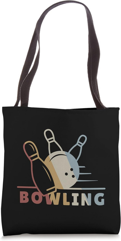 Bowling Retro Style Vintage Tote Bag