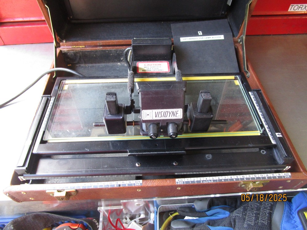 Vintage Visidyne Microfiche Machine Model SKII-A