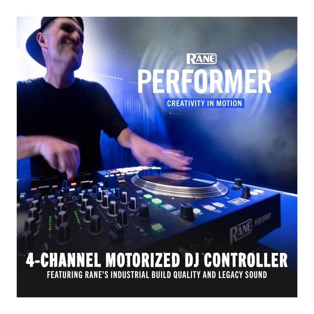 Rane Performer 4-Ch DJ Controller with 7-inch Motorized High-Torque Platters