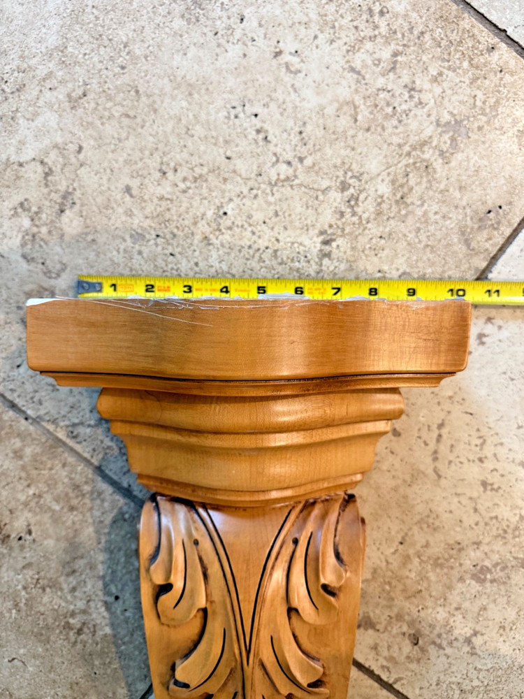 Solid Wood Corbel for Cabinet, fireplace mantel, kitchen island