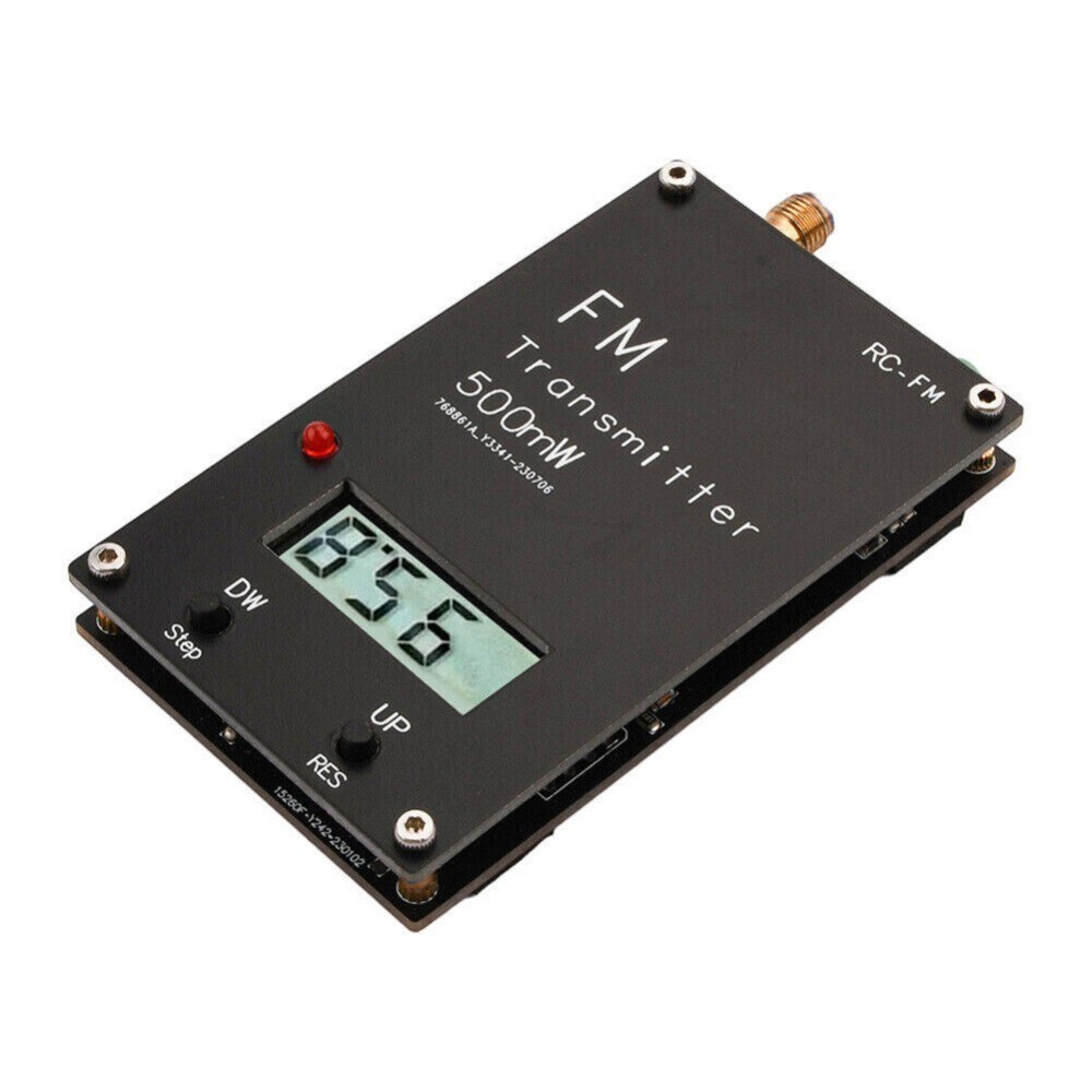 Long Range FM Stereo Transmitter With Adjustable Frequency And Memory Function