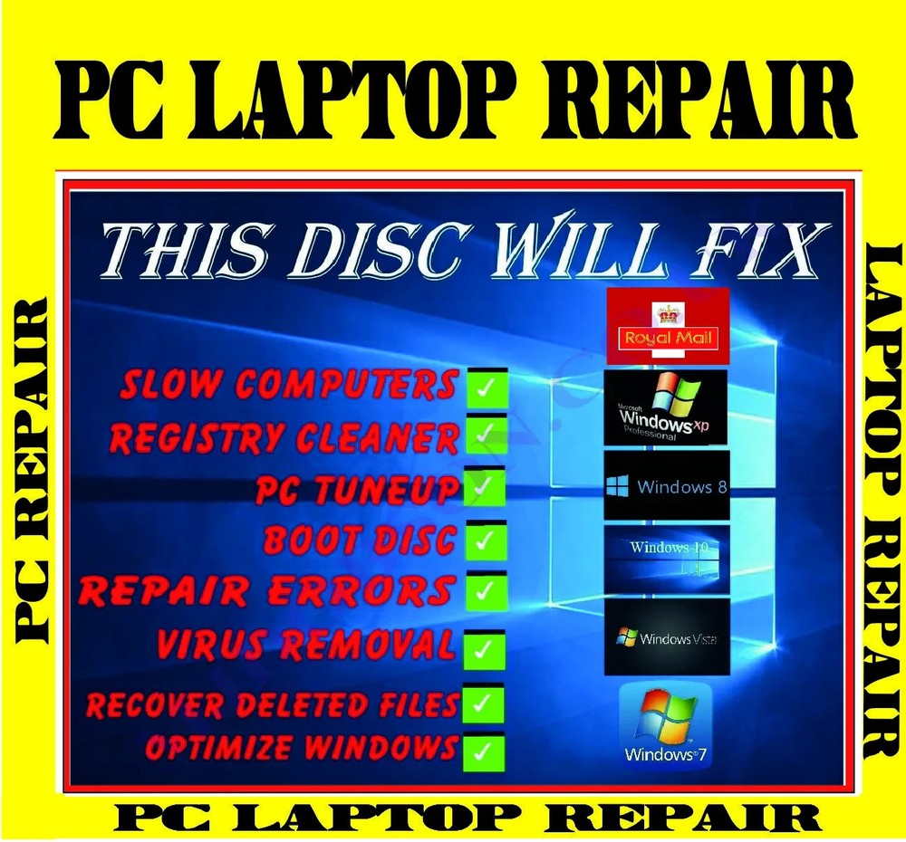 PC Fix It Repair Software –Fix Computer Problems NO INTERNET OR SUBSCRIPTION REQ