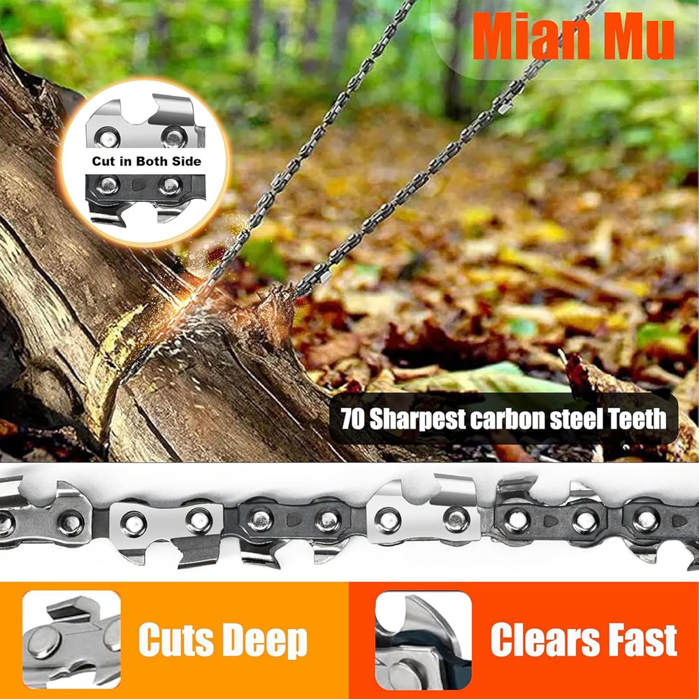 55 Inch High Limb Rope Saw – Dual Sided Pocket Chainsaw with 70 Sharp Teeth –...
