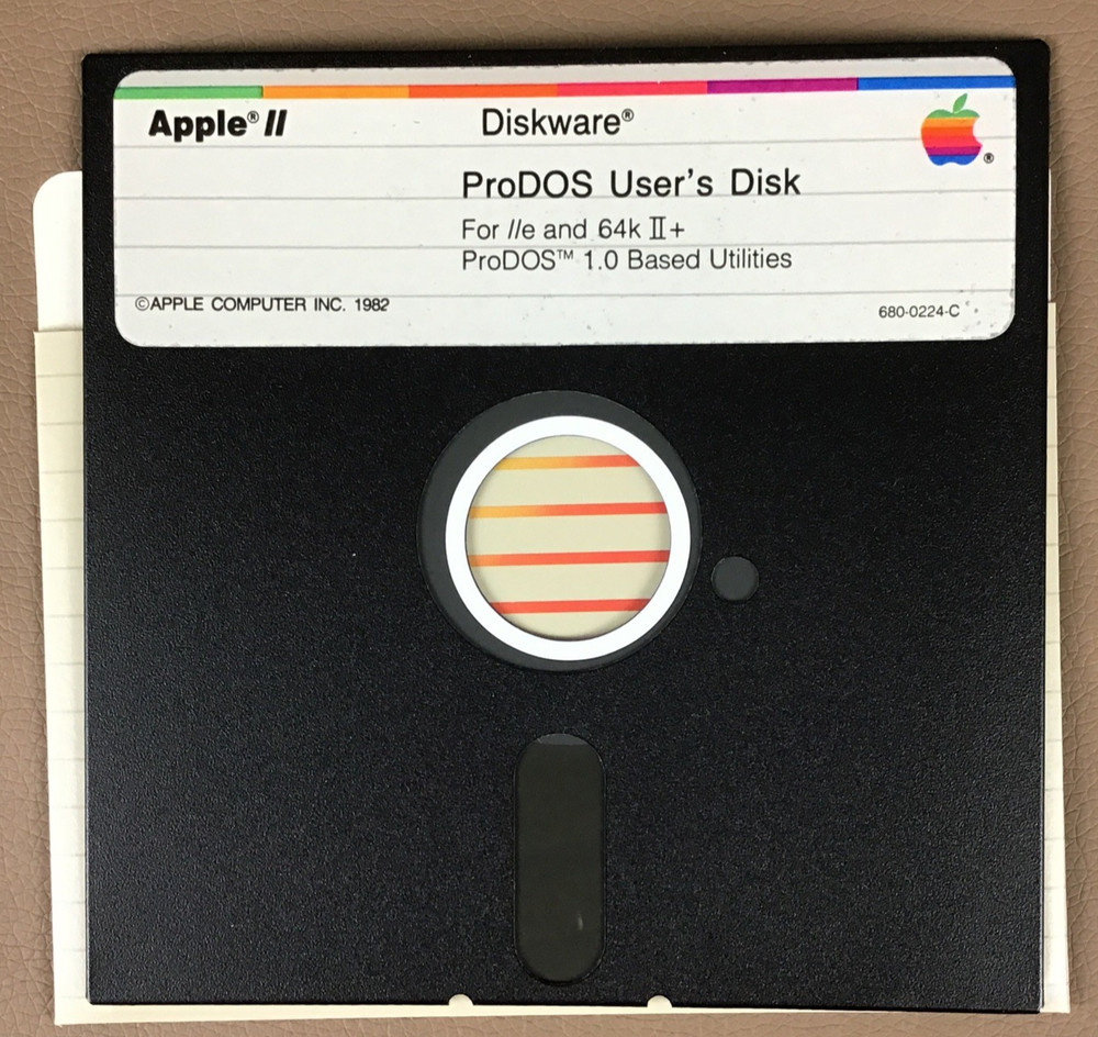 Apple II, II+, Apple IIe ProDOS User's Disk & DOS 3.3 Disk plus User's Manual