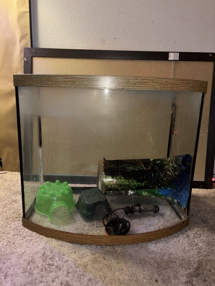 36 Gallon Fish Tank + Decor! (PLEASE READ DESCRIPTION!)