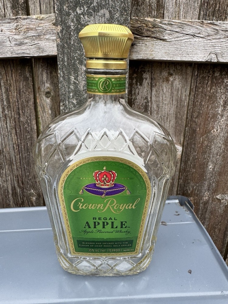Crown Royal Regal Apple Whisky Bottle (empty)