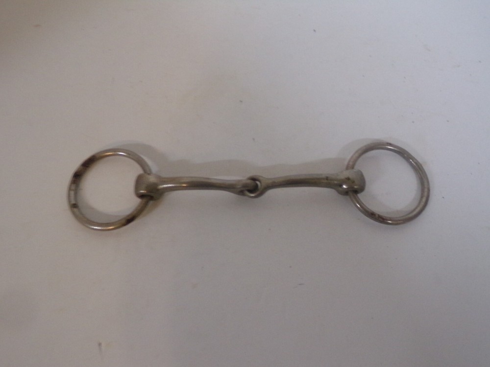Stainless Steel Loose Ring 5" Mouth Snaffle Bit (Used)
