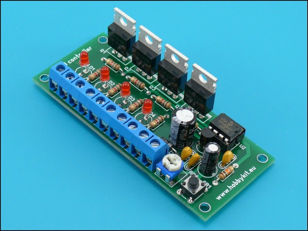 4 Channel LED Controller Chaser Light Show Strobe Strip Microcontroller