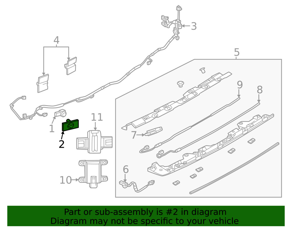 Genuine Mazda Parking Aid Sensor Housing KMV6-67-UC5
