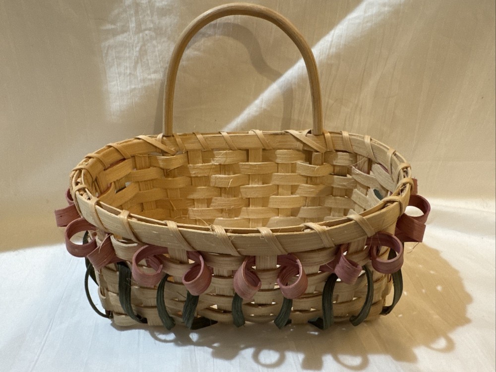 Handmade Basket Tulip 8x4x4
