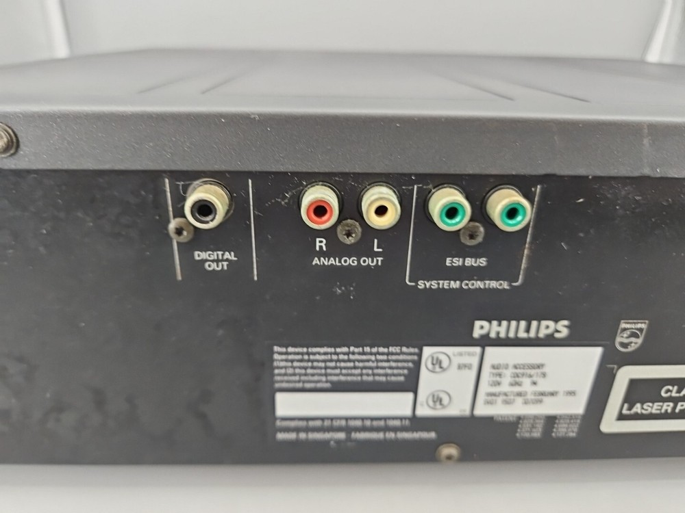 Philips 5 Disc CD Changer CDC-916 Tested Tested and Works