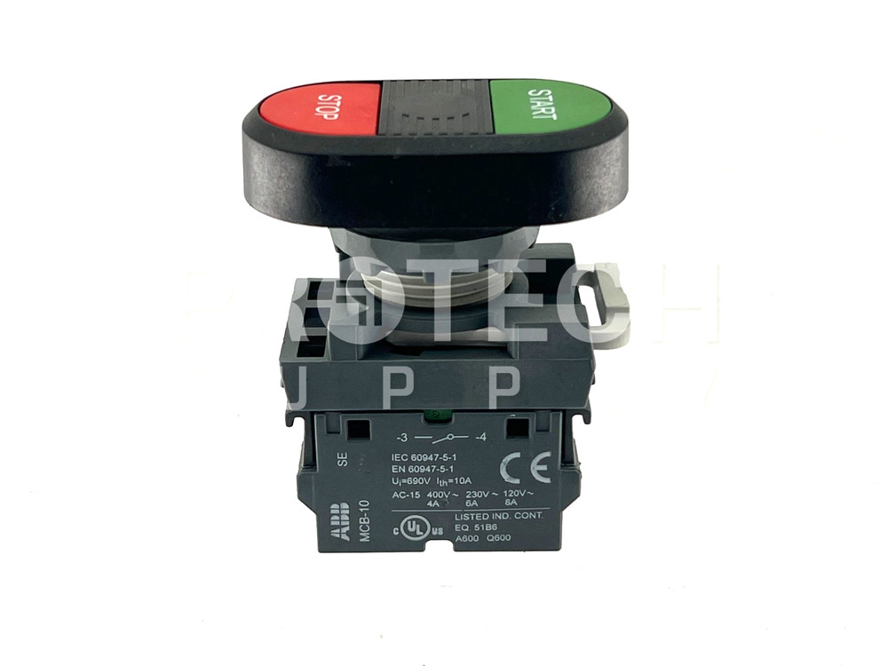 ABB MCB-10 + MCB-01 Push Button Assembly with WARRANTY