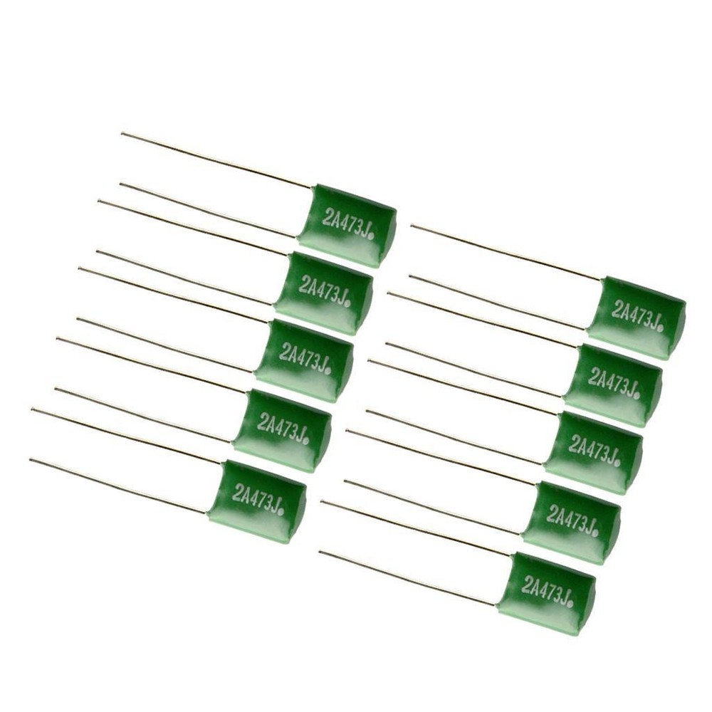 Practical 10PCS 0.047 / 2A473J Polyester Film Electric