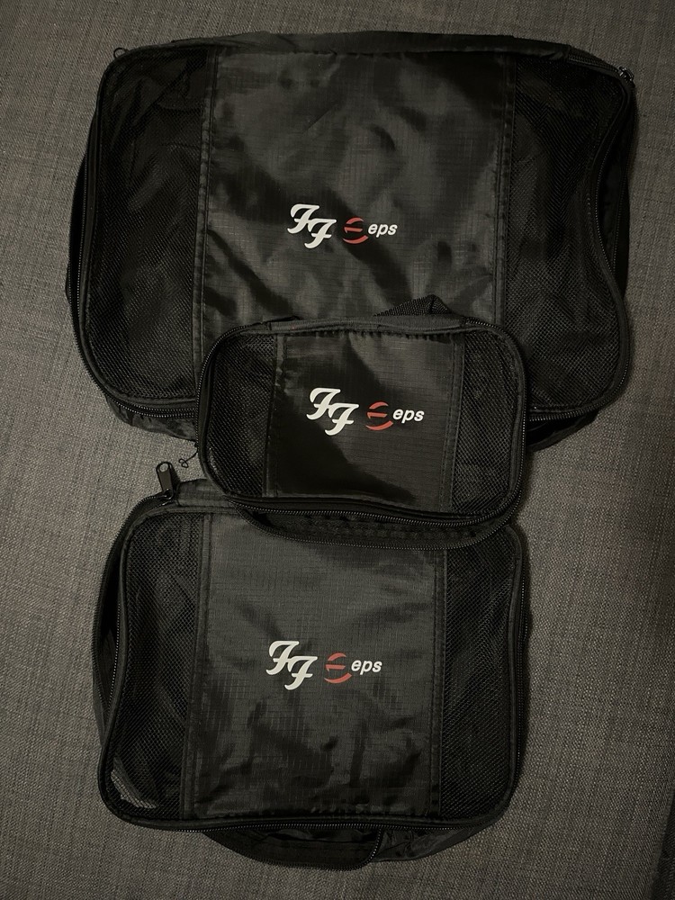 Foo Fighters Custom Packing Cubes - NEW