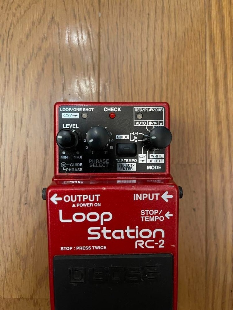 Boss RC-2 Loop Station Guitar Effect Pedal Compact Phrase Recorder Pedal Tested