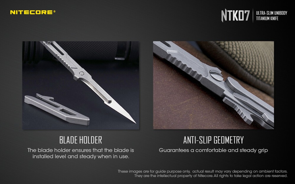 NITECORE NTK07 Titanium Knife for EDC