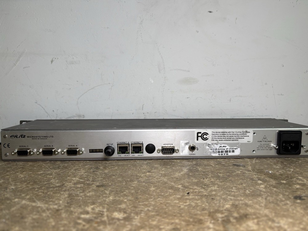 Evertz CP-1024E 24-Button XY Control Panel CG000ZC Rack Mount Power Tested