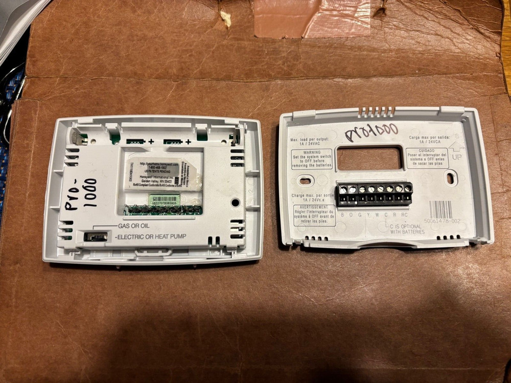 Honeywell PRO 1000 Thermostat TH1110DH1003 Horizontal Non-Programmable