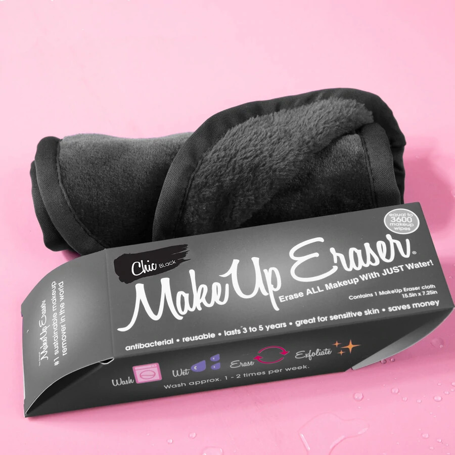 The Original MakeUp Eraser Full Size Chic Black Machine Washable