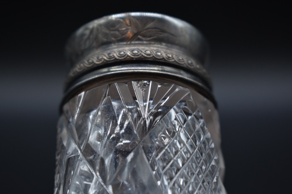 Gorham Sterling Silver Hawkes Devonshire ABP 6 1/4" Cylindrical Perfume Bottle