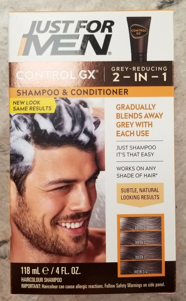 Just For Men CONTROL GX Grey Reducing 2in1 4oz ( 3 pack )