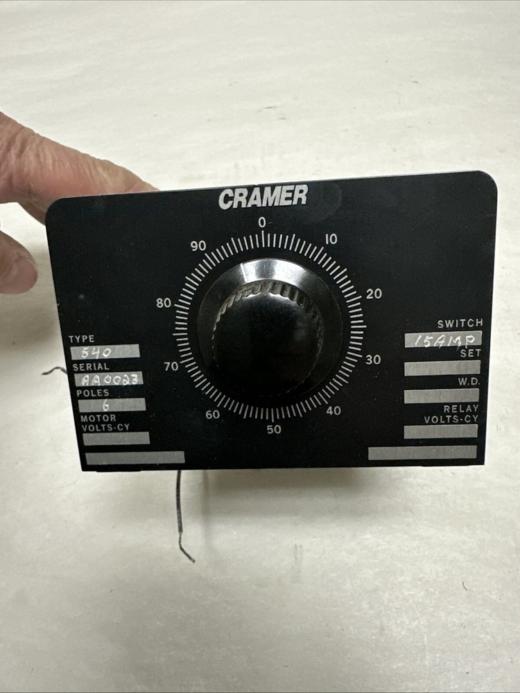 Cramer,540,15 Amp Multiprogram Timer Switch
