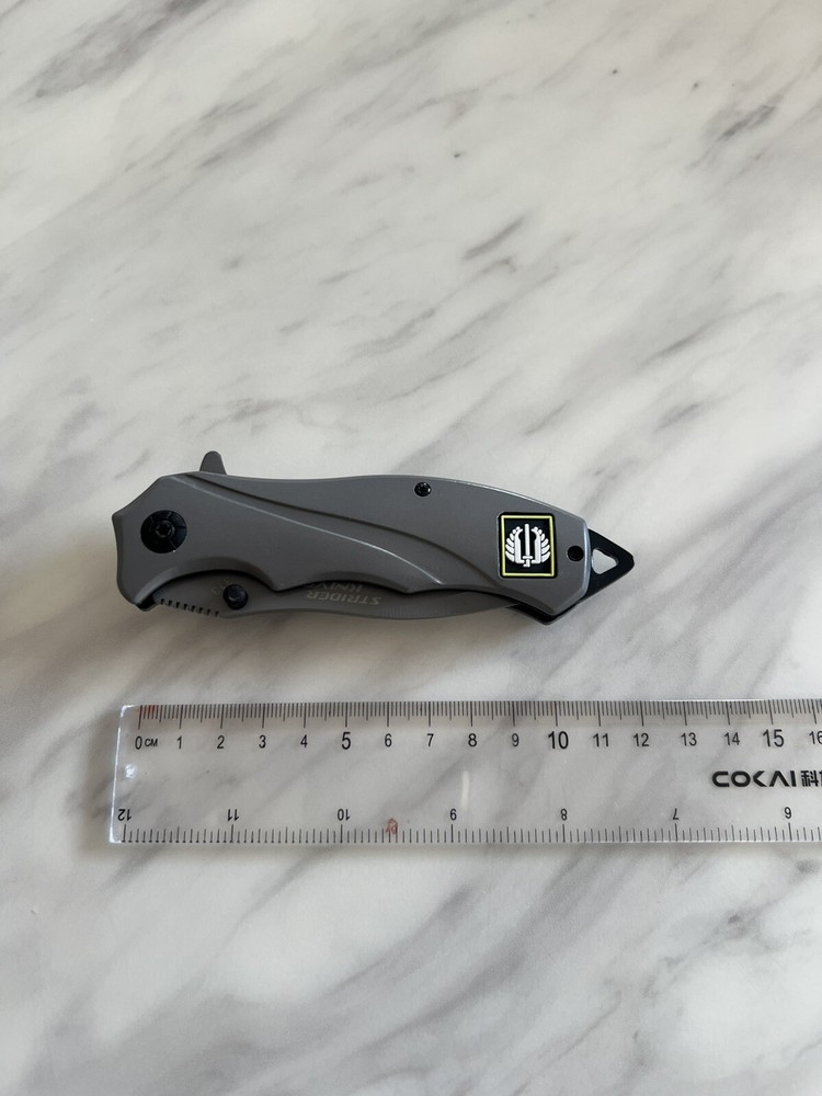 Folding Knife Locking Blade camping hiking Hunting Hook handy Durable Sharp New