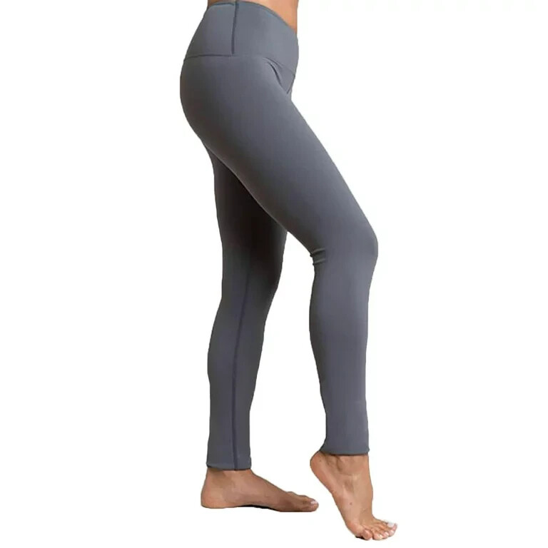 Tanya-B Women's Long Legging Yoga Pants GRAY MEDIUM