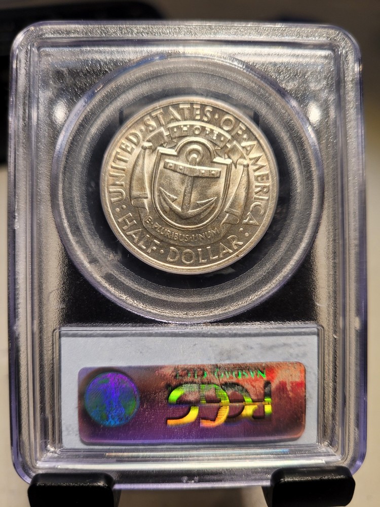 1936-D Rhode Island Commemorative Half Dollar PCGS MS65