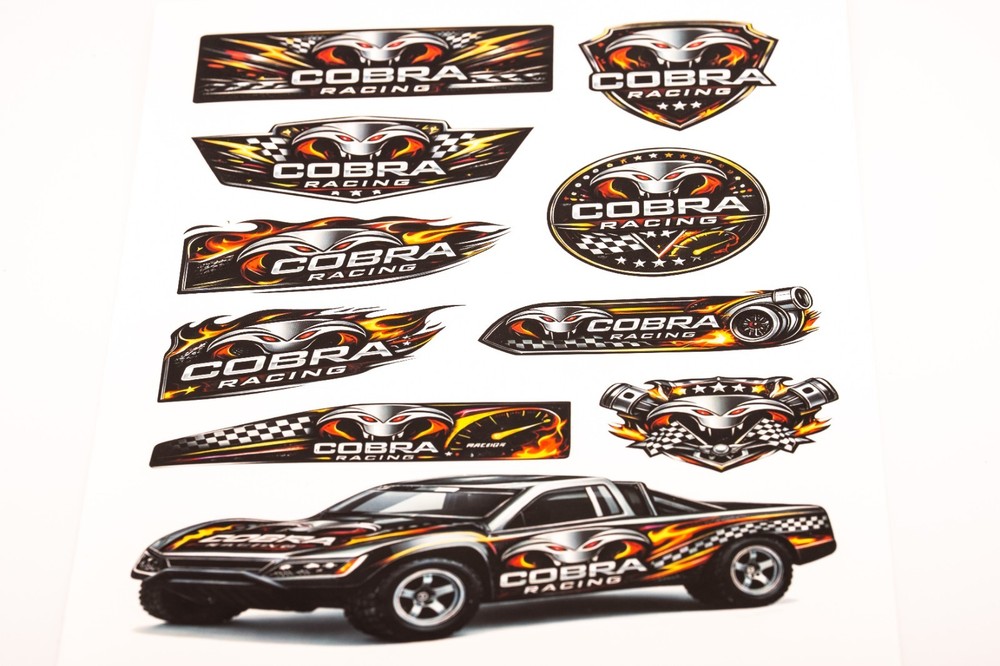 Cobra Racing Stickers – S1 Racing Edition