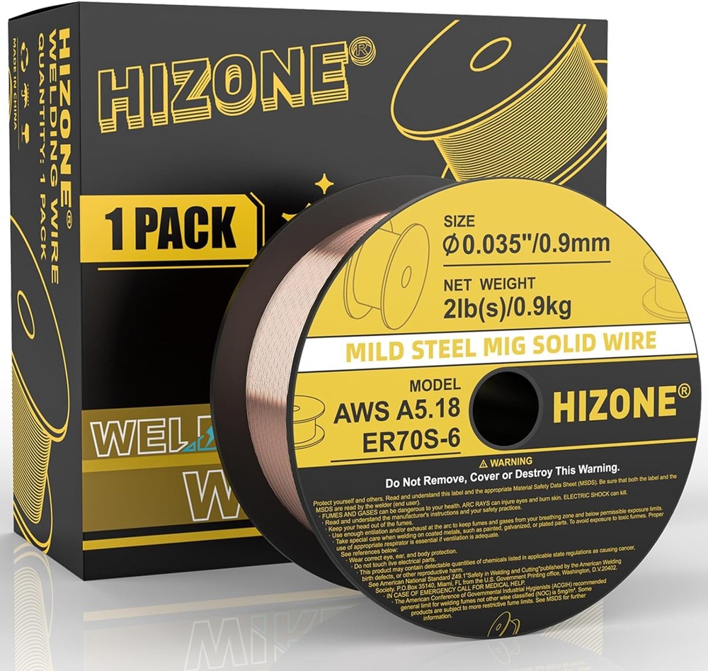 HIZONE MIG Solid Welding Wire ER70S 6 035 2LB New