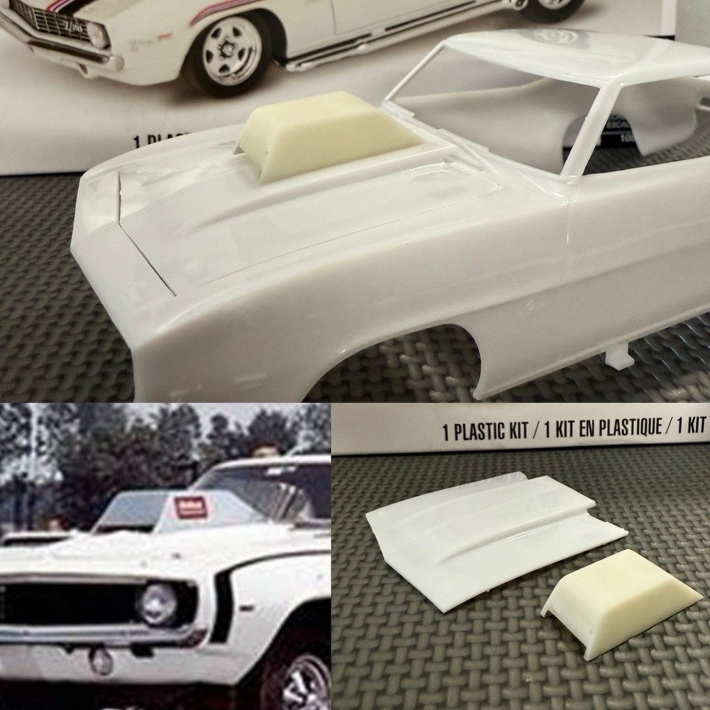 1:25 Grumpy Style 69 Camaro Scoop.  Two pack.