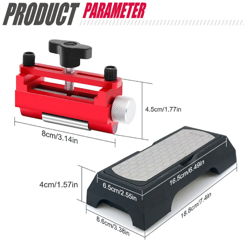 Honing Guide System Chisel Sharpening 400 And 1000 Grit Sharpening Stone Part
