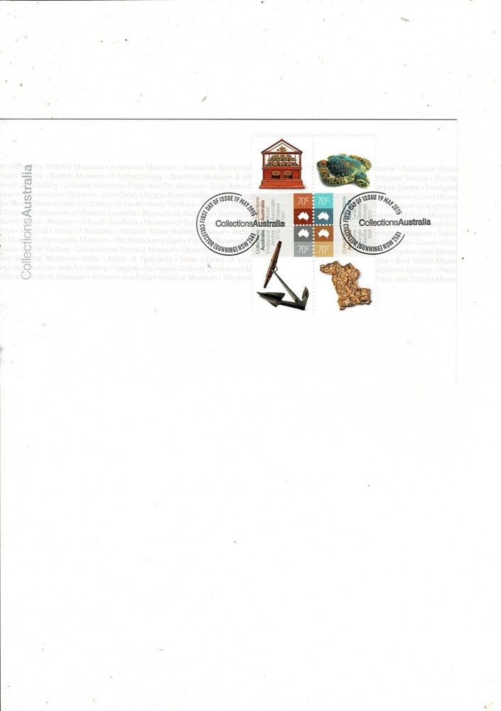 AUSTRALIA  2015 COLLECTIONS AUSTRALIA FDC