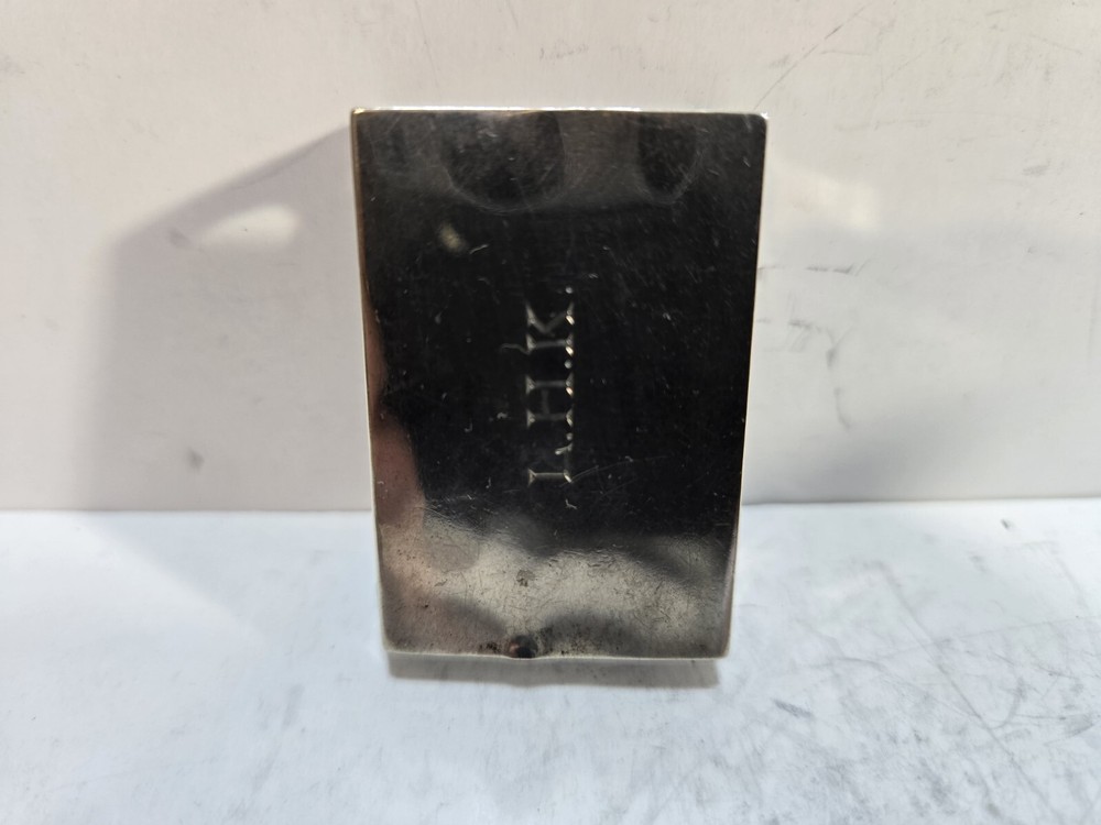 WEBSTER STERLING SILVER MATCHBOX MATCH BOX SAFE HOLDER CASE 6802/3