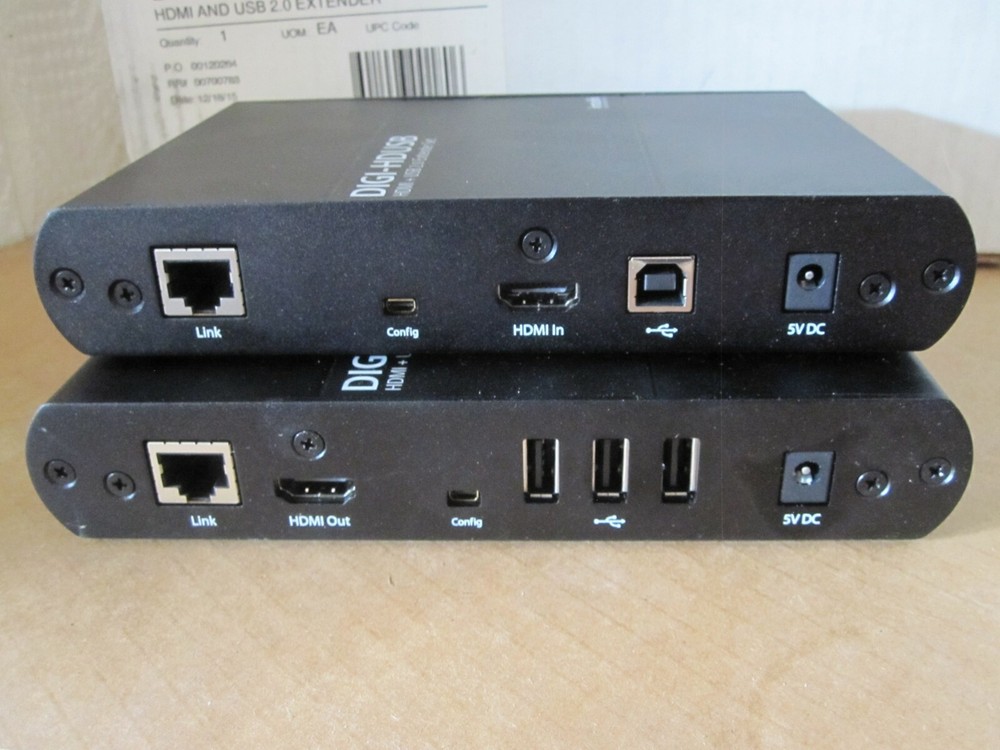 INTELIX DIGI-HDUSB - HDMI AND USB 2.0 100M EXTENDER SET