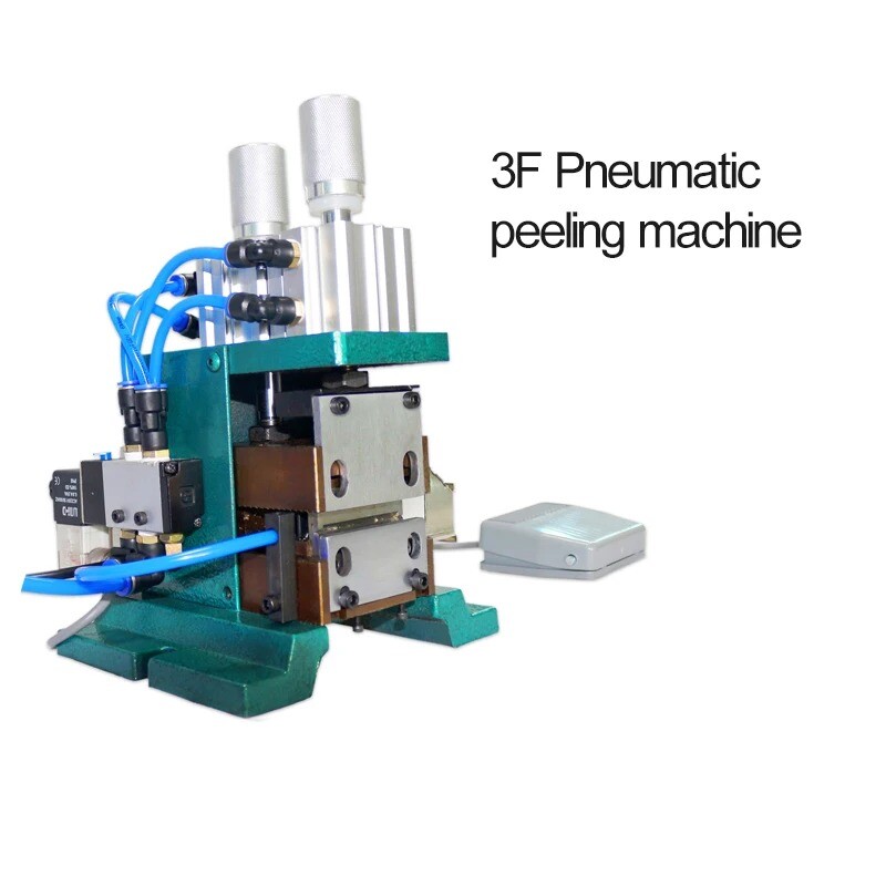 3F Pneumatic Vertical Sheathed Wire Stripping and Cable Cutting Machine