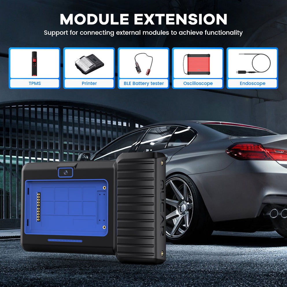 MUCAR VO7S OBD2 Diagnostic Tool Bidirectional Scanner CANFD ECU Coding 28+Resets