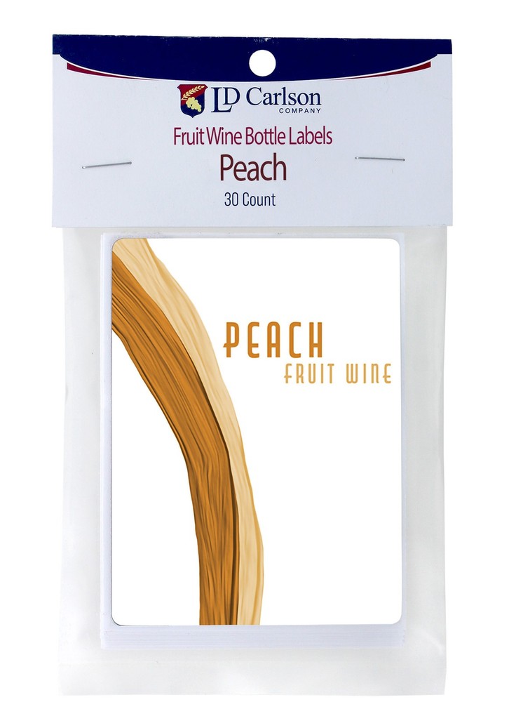 Peach Fruit wine Labels 30/Pack Fruit Labels Collection