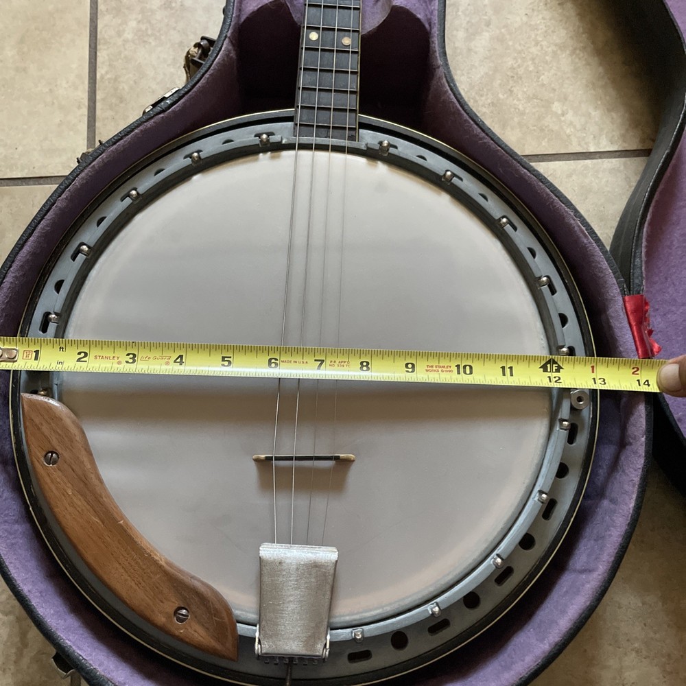 Vintage KAY 4 String Banjo With Case