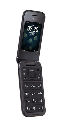 Tracfone 2.8" Nokia Flip 2760 with 1200 Talk/Text/Data Plan 2 Pack