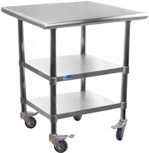 NSF Commercial Kitchen Prep & Work Table – Stainless Steel Heavy Duty Table