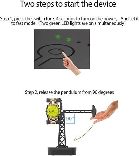 Single Watch Winder for Automatic WatchesTimer Batterieversion