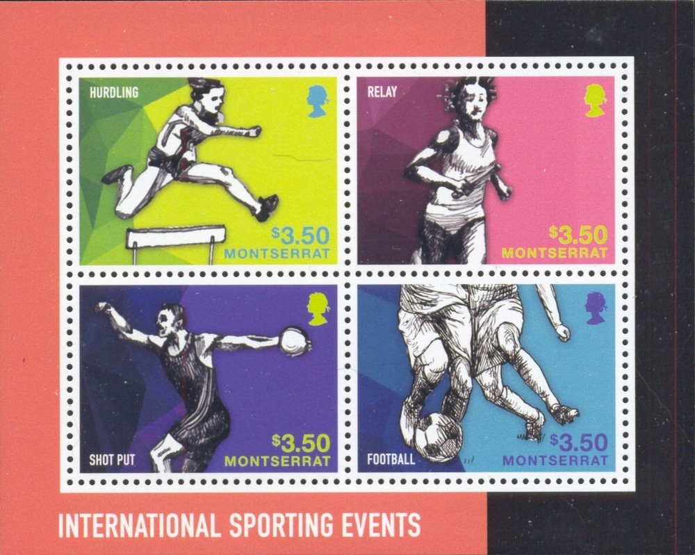Montserrat Scott #'s 1351 MNH