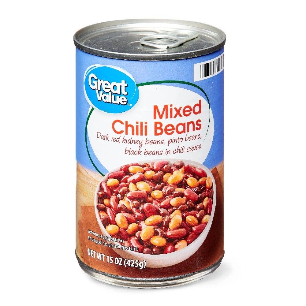 Mixed Chili Beans Canned 12 Pack 15 Ounce Each