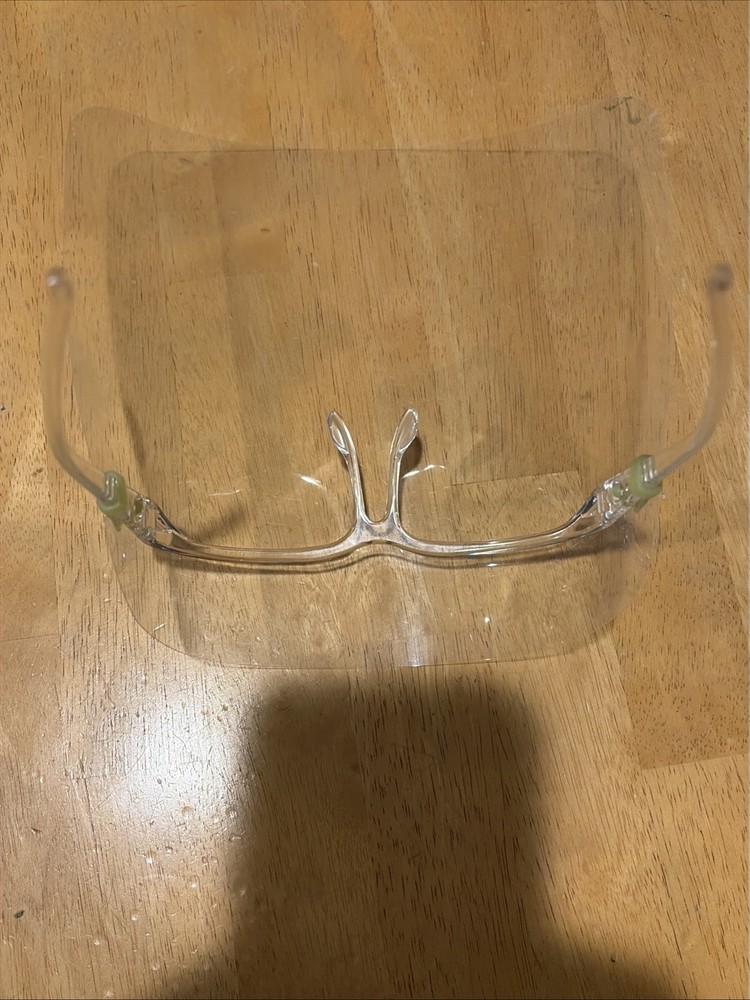 Face Shield Clear Glasses Safety Mask EUC