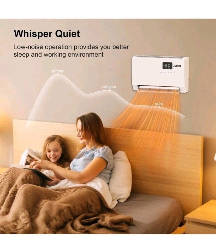 JNDRO Wall-Mounted Space Heater