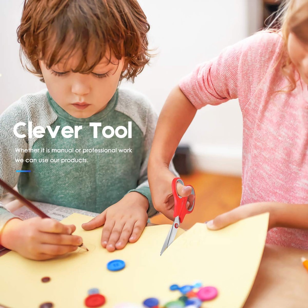 Scissors Bulk 20-Pack, Taotree 8" All Purpose 20-PACK, 20-pack Assorted